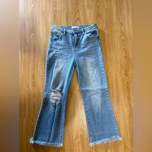 Risen Kick Flare Jeans